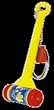 Fisher Price Melody Push Chime New key chain by Basic Fun
