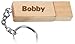 Engraved Wooden USB Flash Drive 8 GB with chain - Engraved name Bobby
