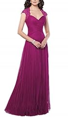 Sweetheart Tulle Floor Length Sequined Lace  Applique Beaded Evening Dress/Mother-of-the-Bride Dress  With Ruffles