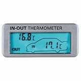 Produkt-Bild: Lampa 86316 Innen-/Au&szlig;enthermometer f&uuml;r 12/24V, blau beleuchtet