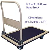Buy Foldable Platform 660lb Hand Truck Cart Dolly 24 x 36