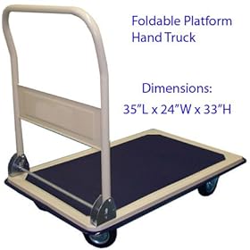 Buy Foldable Platform 660lb Hand Truck Cart Dolly 24 x 36 now!