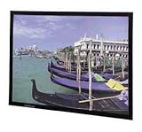 Da-Lite High Contrast Da-Mat Video Format Perm Wall Fixed Projector Screen