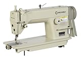 Reliable 1-Needle Drop Feed Sewing Machine with Stand