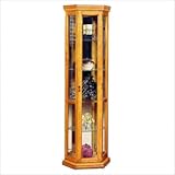 417 Series Curio in Honey Pine