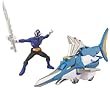 Power Ranger Samurai Swordfish with Blue Ranger