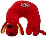 NFL San Francisco 49ers Red Dog Critter Travel Neck Pillow