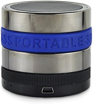 MUSESOUND Portable Stereo Speaker with Wireless Bluetooth Connection Rechargeable Battery Working for IPhone, IPad, MP3, Tablet PC and Other Bluetooth Enabled Devices Blue