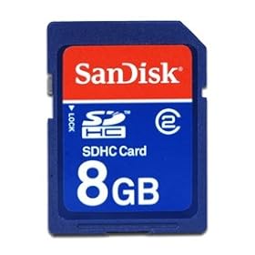 Nintendo Wii Sandisk Gaming SD Memory Card 8GB