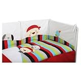 Tuc Tuc Crib Bedding Set for boy. 2 Piece, Bed Spread Comforter and Crib Bumper Protector Set. Pirates Collection.