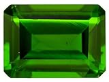 MIN 1.00CT 7X5MM EMERALD CUT CHROME DIOPSIDE