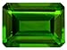 Jewelry : MIN 1.00CT 7X5MM EMERALD CUT CHROME DIOPSIDE