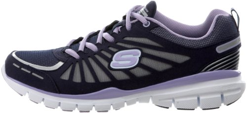 Skechers USA Ltd Women's Tone Ups Run Navy/Lavendar Training Shoes 11775 7 UK