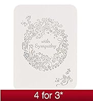 Sympathy Laser Cut Sentimental Greetings Card