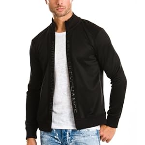 Armani Exchange A|X Logo Mesh Track Jacket