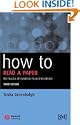 How to Read a Paper