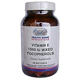 Healthy Aging Nutraceuticals Vitamin E 1000 Iu Mixed Tocopherols 30 Softgels (Pack of 2)