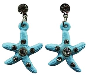Starfish Earring - Kids Fashion Earrings (Light Blue)