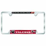 NFL Atlanta Falcons Metal License Plate Frame