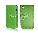 VMG Apple iPod Touch 4 4th Gen Vertical Leather Clutch Case Cover - GREEN [by VANMOBILEGEAR] *** SPECIAL PROMOTIONAL PRICE ***