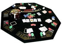 Poker table with accessories