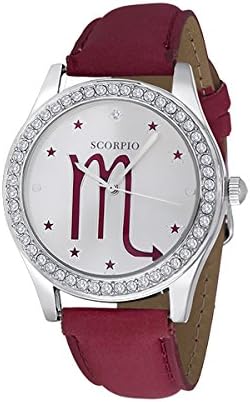 Unisex Crystal Zodiac Horoscope Watch-Scorpio