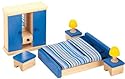 Pintoy Dolls House Wooden Accessory set - Bedroom