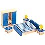 Pintoy Dolls House Wooden Accessory set - Bedroom