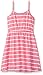Dream Star Girls' Stripe Pop-Over Hi/Low Dress with Beads On Shoulders