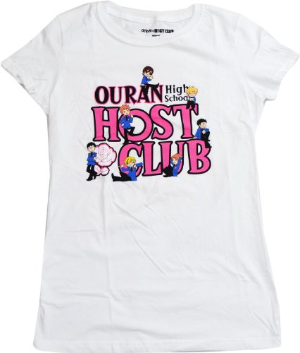 Ouran High School Host Club Women's Junior White T-Shirt