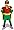 Child's Toddler Deluxe Muscle Chest Robin Costume (Size: 2-4T)