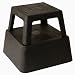 Continental 523BK Black Plastic Step Stool