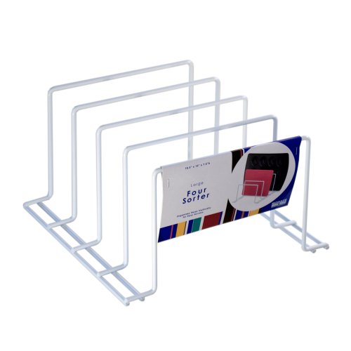 Schulte 4 Sort Large Divider, White