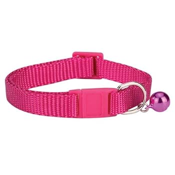 Savvy Tabby Nylon Cat Collar Raspberry Sorbet