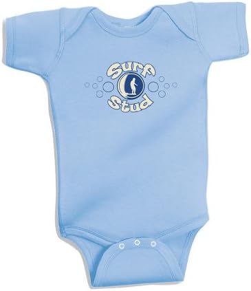 Surf Stud Cotton Baby Onesie Bodysuit (12 mos)