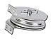 Koch 3201593 1-1/2 Cable Block Fixed Flange, Zinc Plated