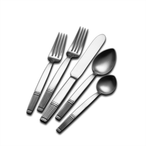 Lisa Jenks Pins Stainless-Steel 45-Piece Flatware Set, Service for 8