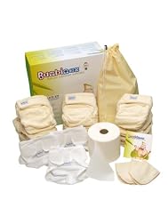 Bambinex Complete nappy kit - Size 1 (7 - 20lbs) - Unisex Cream