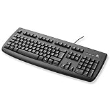 OEM Logitech Deluxe 250 USB Keyboard Black