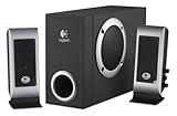 New Logitech S200 2.1 Channel 3 Pc Speaker Set With Convenient Volume Power ....