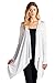 82 Days Women'S Rayon Span Open Front Cardigan With Hoodies - Solid