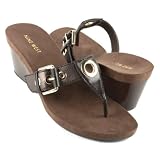 41o8EQkoRLL. SL160  Nine West Size 10 M Womens Brown NWLEVEHIM Wedges