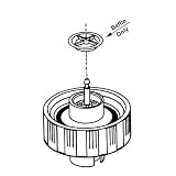 Jiffy Steamer 0027C check valve cap, 3-pack.