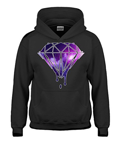 Artix Galaxy Diamond Unisex Hoodie Sweatshirts Medium Black