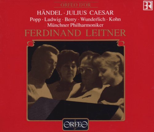 Orfeo (ORFEO International) H&auml;ndel: Julius-Caesar (Giulio Cesare) (Gesamtaufnahme - M&uuml;nchen 1.7.1965)