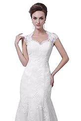 Mermaid Applique 2014 Wedding Dress 