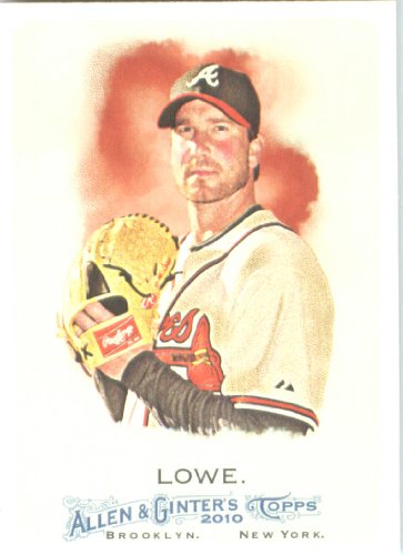 2010 Topps Allen & Ginter Baseball Card # 241 Derek Lowe - Atlanta Braves - MLB Trading Card in Screwdown Case