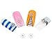 Nail Art Set of 10pcs Silver Nautical Ship Rudder Shaped Decorations Studded With Clear Rhinestones/Crystals/Gems By VAGA