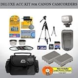 Deluxe Accessory Kit For The Canon HG10 AVCHD 40GB High Definition Camcorder