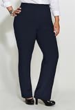 41o8O2tQ4ML. SL160  Avenue Plus Size Petite Woven Tummy Control Pull On Pant